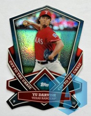 2013 Topps Cut to the Chase Yu Darvish #CTC-11 Texas Rangers Die Cut